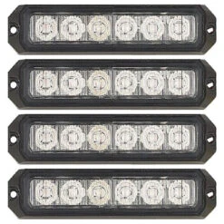 ELEMENTAL 6 TIR LED Grille And Surface Mount Light 4 Multi-Pack
