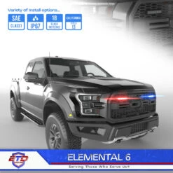 Elemental 6 TIR LED Grille And Surface Mount Strobe Light 19 Elemental 6 TIR LED Grille And Surface Mount Strobe Light -Puma shop extreme tactical dynamics elemental 6 tir led grille and surface mount light 40471.1641428184