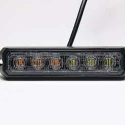 Elemental 6 TIR LED Grille And Surface Mount Strobe Light