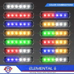 Elemental 6 TIR LED Grille And Surface Mount Strobe Light 16 Elemental 6 TIR LED Grille And Surface Mount Strobe Light -Puma shop extreme tactical dynamics elemental 6 tir led grille and surface mount strobe light 77531.1686339829