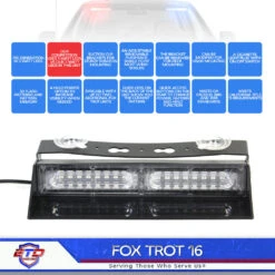 Fox Trot 16 Linear LED Dash Light -Puma shop extreme tactical dynamics fox trot 16 linear led dash light 82747.1646882670