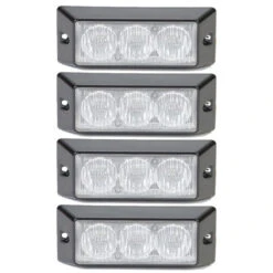 HALO 6 TIR LED Grille And Surface Mount 4 Multi-Pack