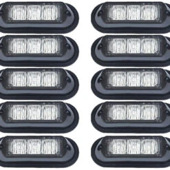 Undercover 3 TIR LED Grille And Surface Mount Lights 10 Piece Multi-Pack