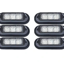 Undercover 3 TIR LED Grille And Surface Mount Lights 6 Piece Multi-Pack