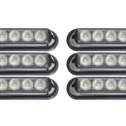 Undercover 4 TIR LED Grille And Surface Mount Lights 6 Piece Multi-Pack